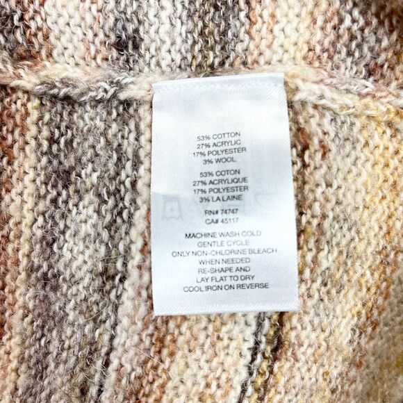 Natural Reflections Cardigan Sweater Womens Small Open Hippie 70s‎ Vibe Woodsy - Picture 7 of 8